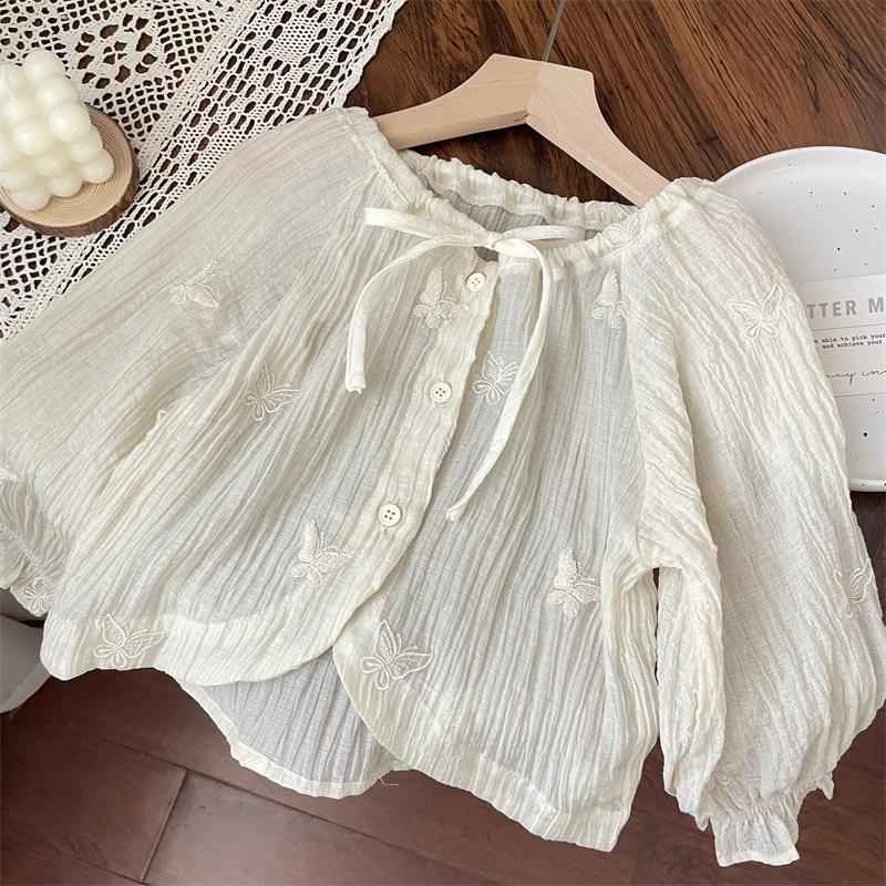 Baby Zebra Clothing - Veste avec broderie papillon pour bébé