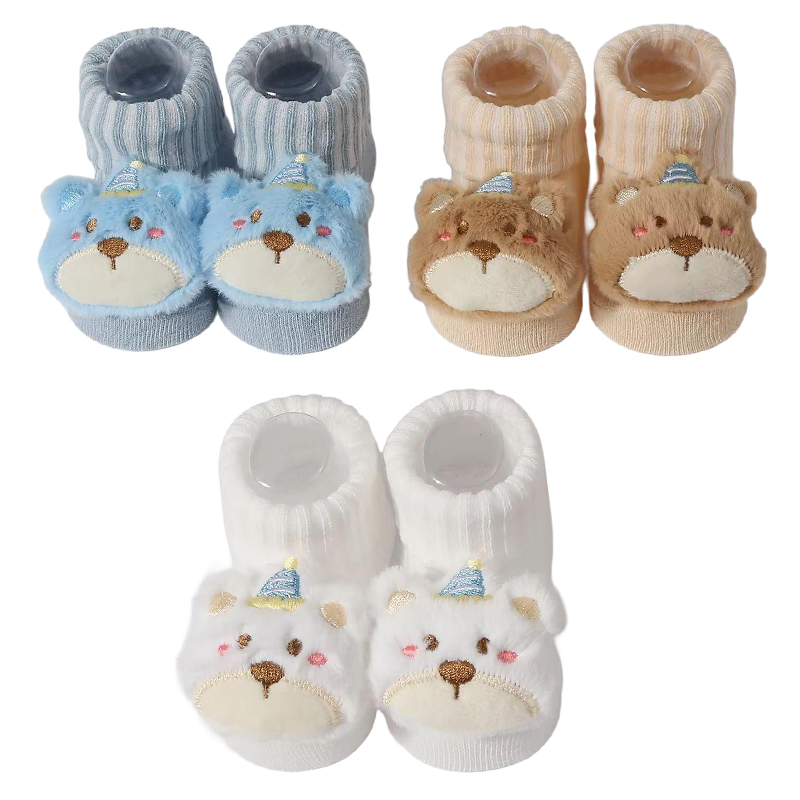 Baby Clothing Gift Set - 3 paires/ensemble bébé chaussettes filles garçons