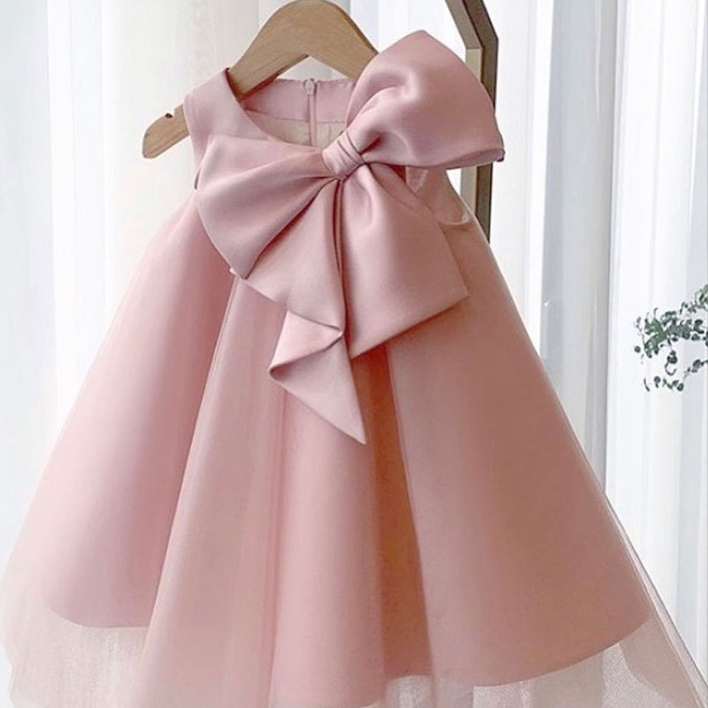 Baby Clothing Gift Set - Robe d'été à gros nœud pour