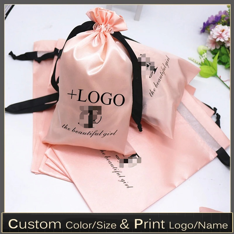Baby Clothing Logo - Poudres de satin rose pour bébé,