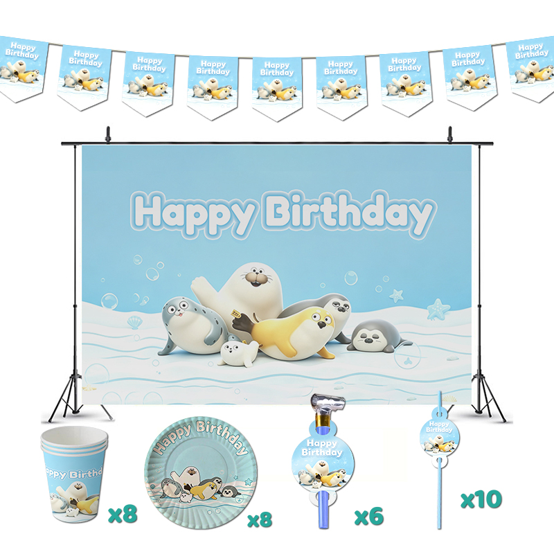 Baby Zebra Clothing - Décorations de fête d'anniversaire Thème Animal