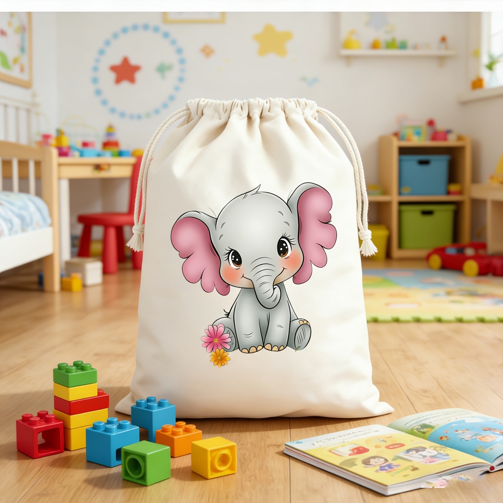 Pochette à cordon personnalisé - Baby Clothing Elephant avis et prix