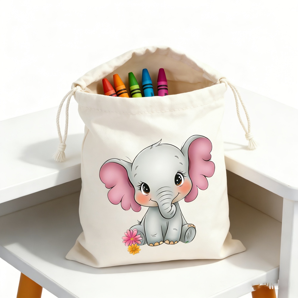 Pochette à cordon personnalisé - Baby Clothing Elephant avis et prix