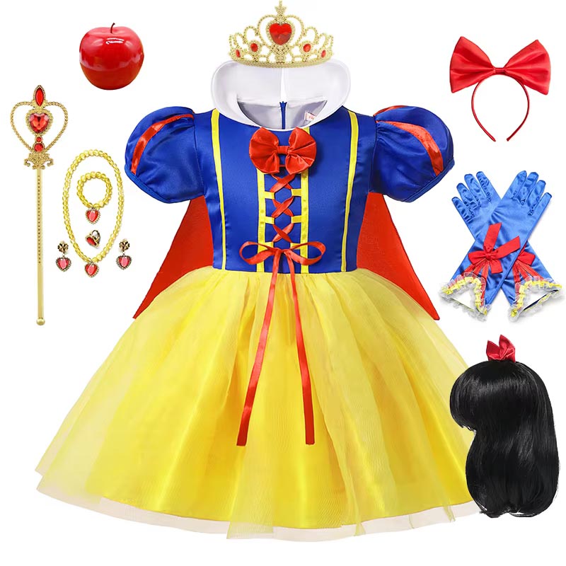 Robe de princesse Blanche-Neig - Baby Q Clothing avis et prix