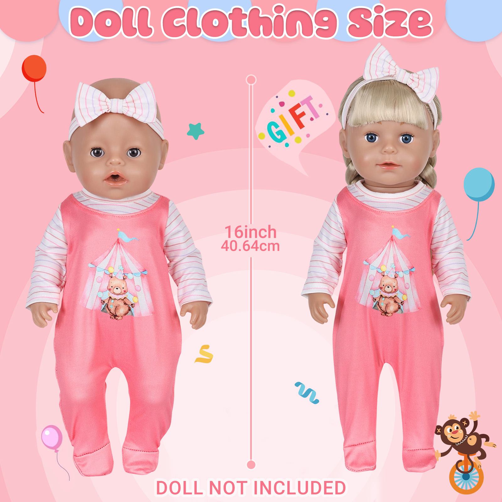 Vêtements de poupée pour poupé - Baby Clothing Gift Set avis et prix