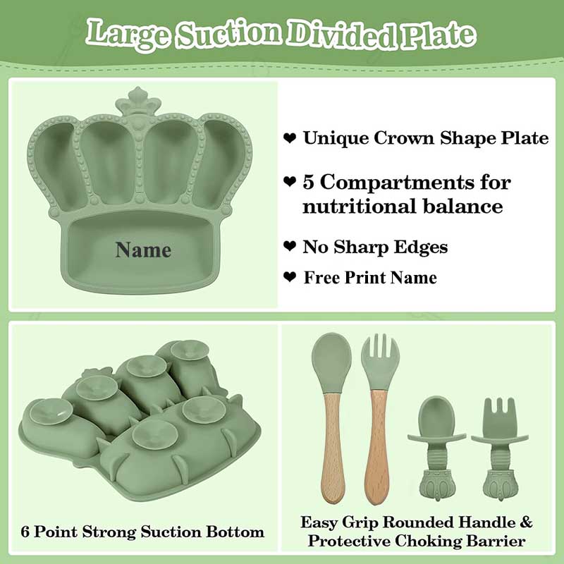 Assiette d'alimentation en sil - Baby Clothing Gift Set avis et prix